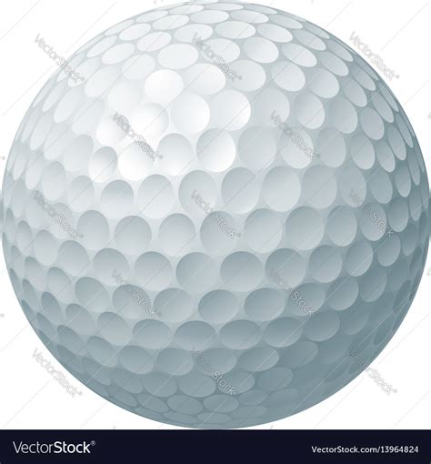 Golf ball Royalty Free Vector Image - VectorStock