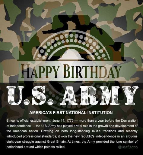 Pin by Melissa McCaleb on American Strong | Us army birthday, American ...