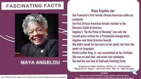 Maya Angelou: Biography - YouTube