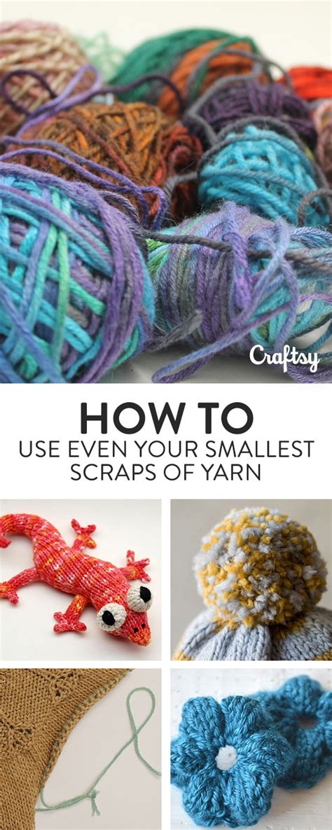 11 Genius Ways to Use Up Even the Smallest Scraps of Yarn | Craftsy