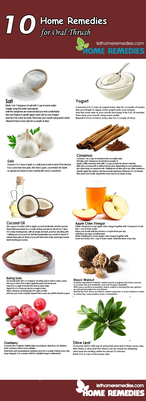 Home Remedies for Oral Thrush | Remedies, Home remedies, Health remedies