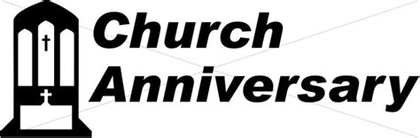 Church Anniversary Clipart | Clover Media