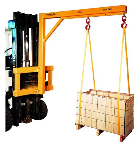 CALDWELL Carriage Forklift Boom, 4000 lb., Horizontal Reach 6 ft. - 39RK55|FJC-40 - Grainger