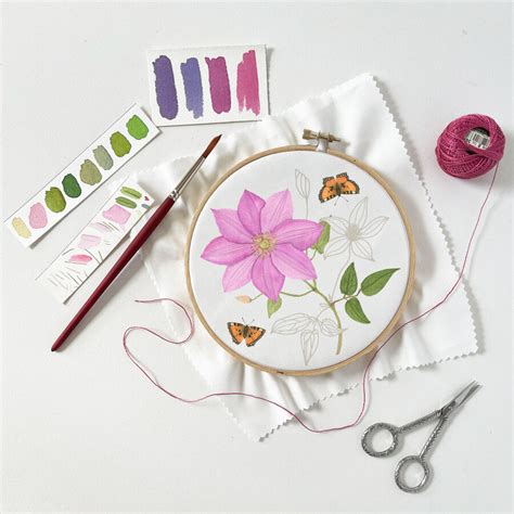 Botanical Embroidery Design: an Exciting New Direction For My Art — My Giant Strawberry ...