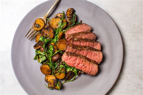 Reverse-Seared Steak: Sirloin Steak with Mushrooms and Potatoes | Tried ...