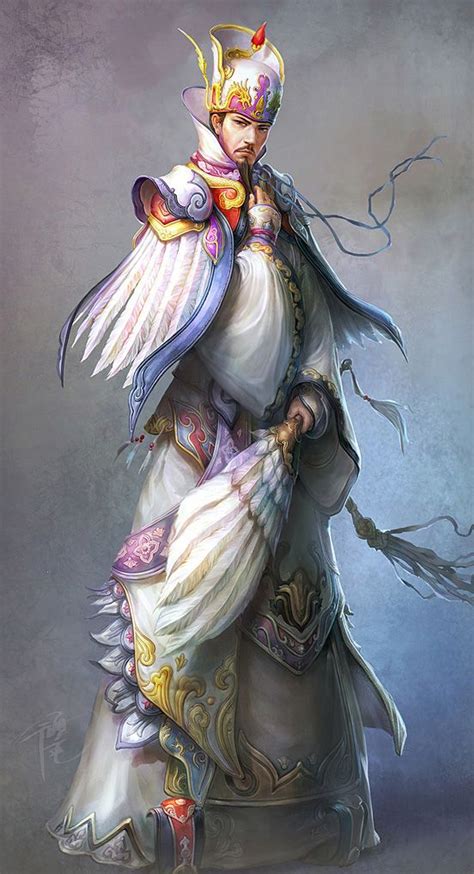 ZhuGe Liang | Illustration Art | The Design Inspiration. dynasty warriors Character Design Male ...