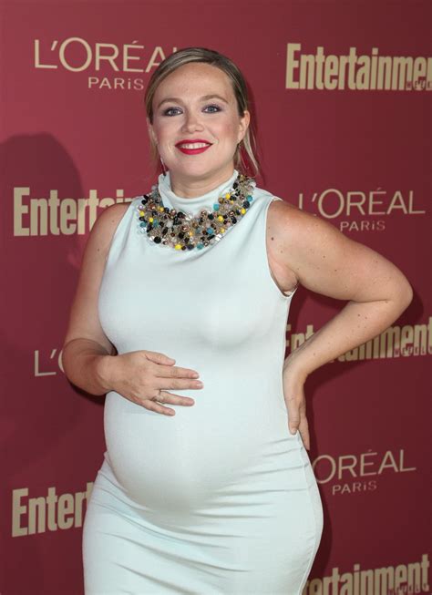 Pregnant AMANDA FULLER at 2019 Entertainment Weekly and L’Oreal Pre-emmy Party in Los Angeles 09 ...