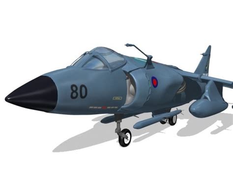 Sea Harrier 3D Models for Download | TurboSquid