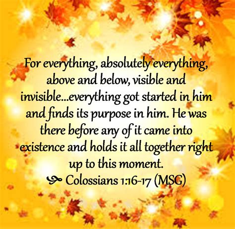 Colossians 1:16-17 - Wellspring Christian Ministries