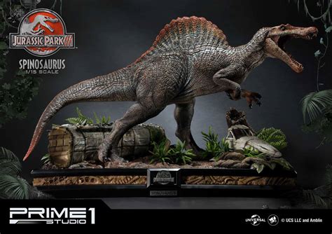 Spinosaurus Statue 1:15 Bonus Version, Jurassic Park III, 79 cm | Sci-Fi Corner