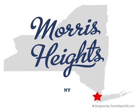 Map of Morris Heights, NY, New York