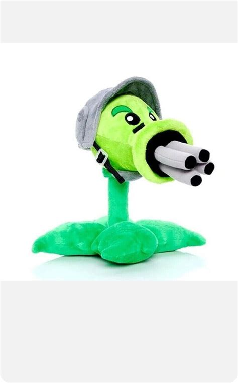 Plants vs Zombies Gatling Peashooter Helmet Repeater Plush PopCap Games ...