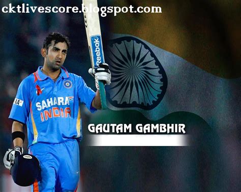 CRICKET: Gautam Gambhir