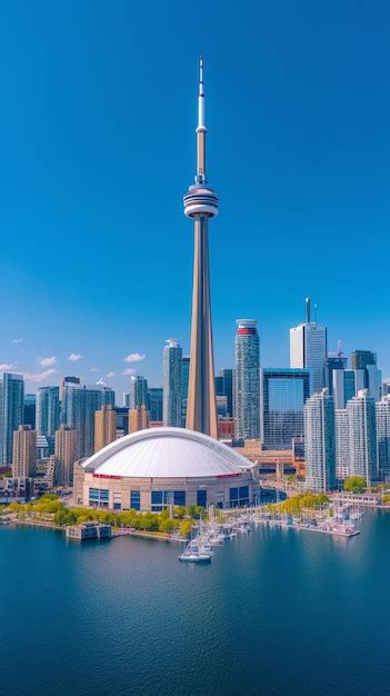 Premium Photo | Toronto skyline with CN Tower