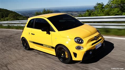 Abarth 595 | 2017MY (Color: Modena Yellow) | Front Three-Quarter