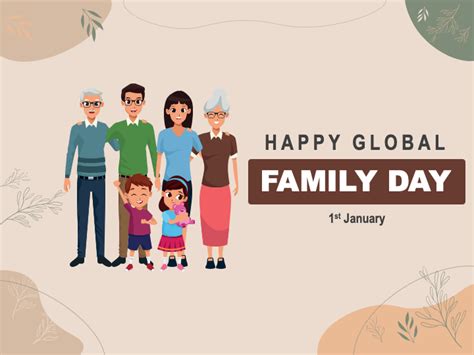 Free Global Family Day PowerPoint Template and Google Slides Theme