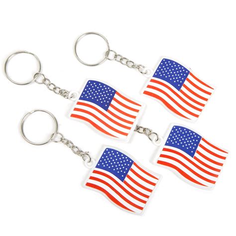 Usa Flag Key Chains - Party Favors - 144 Pieces - Walmart.com - Walmart.com