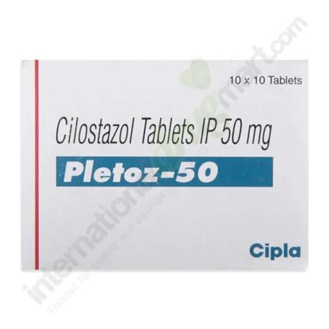 Buy Cilostazol 50mg Tablets Online | IDM