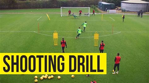 Football Shooting Drill - YouTube