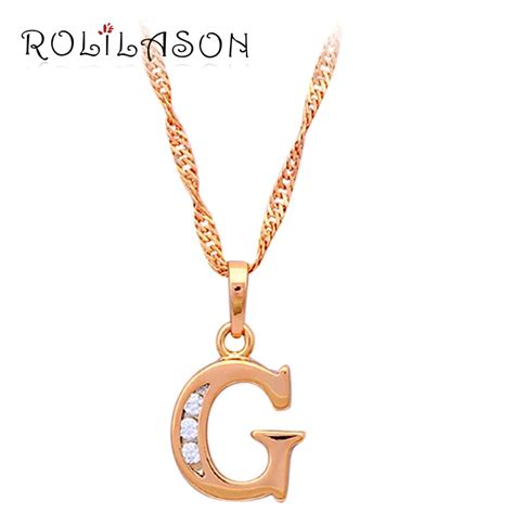 Letter 26 design G style designer wholesale gold tone crystal necklaces & pendants pentagram ...