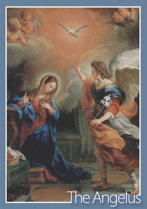 The Angelus Project: A printable Angelus card