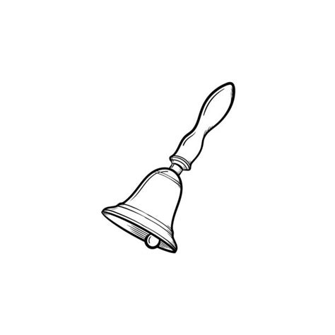 Drawing Of The Old School Bells Illustrations, Royalty-Free Vector ...