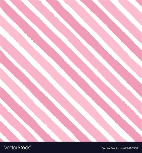 Hand drawn diagonal grunge stripes of pink color Vector Image