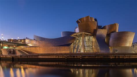 Bilbao. The Guggenheim Museum. Foto & Bild | spain, world, nacht Bilder ...