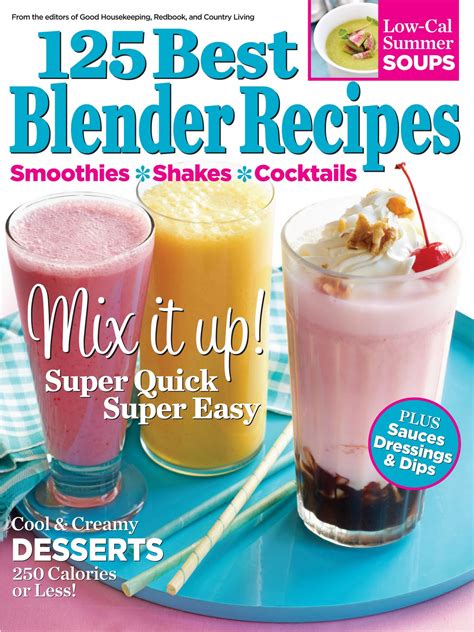 MIH Product Reviews & Giveaways: 125 Best Blender Recipes Magazine Review