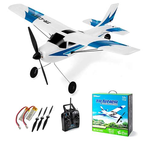 Top Race Remote Control Airplane | RC Plane 3 Channel Battery Powered ...