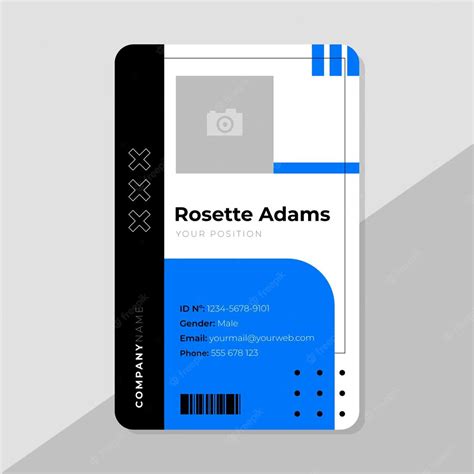 Free Vector | Business id card template