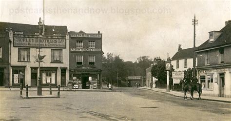 Postcards Then and Now: Epsom, Surrey, c1914