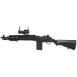 AGM M14 SOCOM RIS Airsoft Sniper Rifle w/ Flashlight and Scope ...