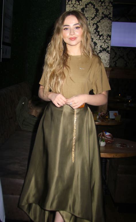 SABRINA CARPENTER at The Short History of the Long Road Cast Party in ...