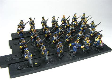 Evil Bob's Miniature Painting: 28mm Napoleonic Prussians Start Off the New Year