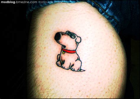 Brian Griffin Tattoo (Family Guy) - BME: Tattoo, Piercing and Body ...