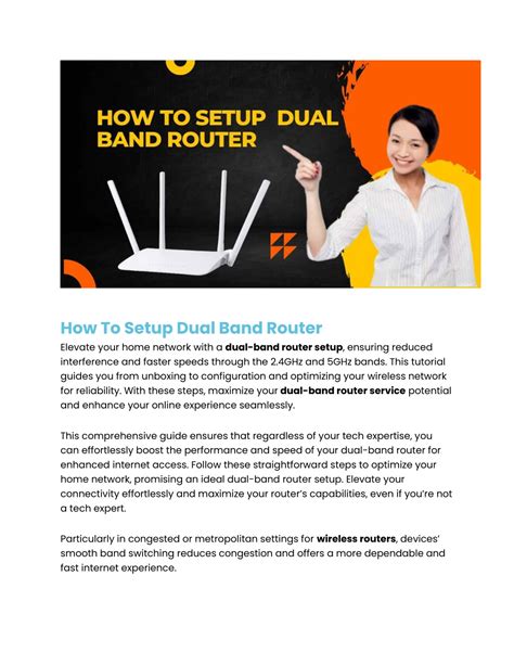 PPT - How To Setup Dual Band Router PowerPoint Presentation, free ...