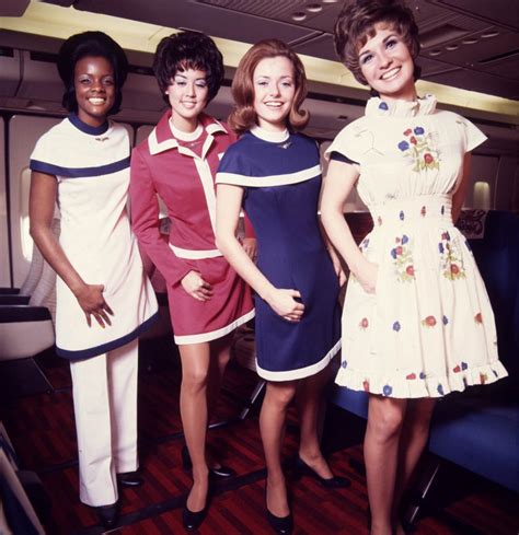 Airlines Past & Present: American Airlines Vintage 1970's Stewardess Flight Attendant Uniform