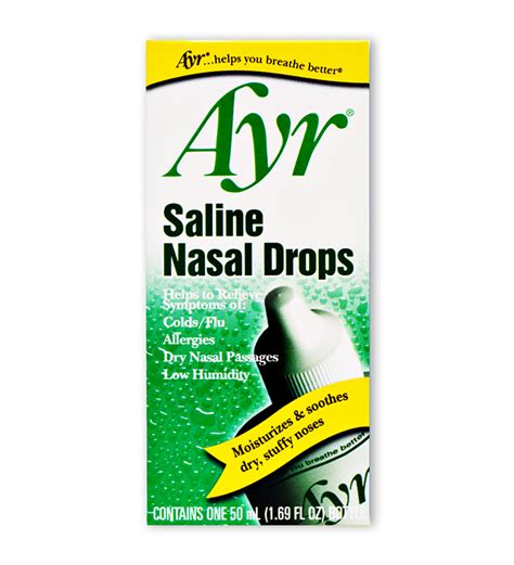 Ayr Saline Nasal Drops - B.F. Ascher & Company, Inc.