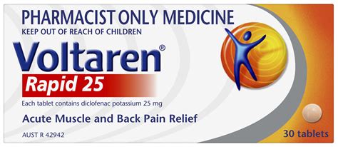 Voltaren Rapid 25, 30 tablets (pain relief) - IGA Superpharm Zillmere