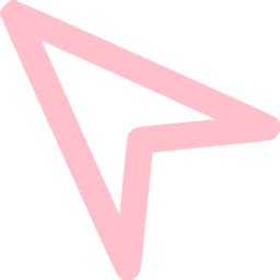 Pink cursor 3 icon - Free pink cursor icons