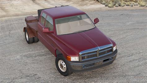 Dodge Ram 2500 4x2 Club Cab Flatbed Truck 2001 for BeamNG Drive