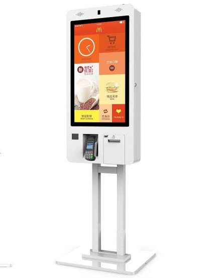 Mcdonald Self Ordering Kiosk with QR Scanner