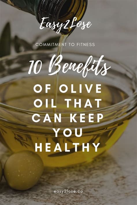 Olive oil has many such properties that can help you live a healthy life Here are 10 Quick ...