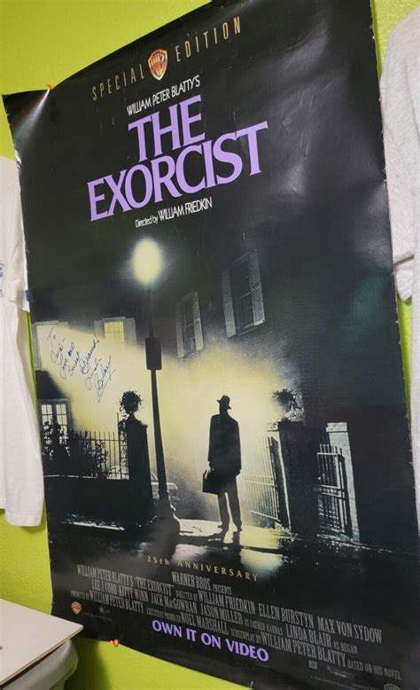 Linda Blair Signed THE EXORCIST Movie Poster Special Edition 25th ...