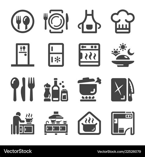 Kitchen icon Royalty Free Vector Image - VectorStock