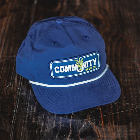 Banner logo rope hat - Blue | Community Beer Co.