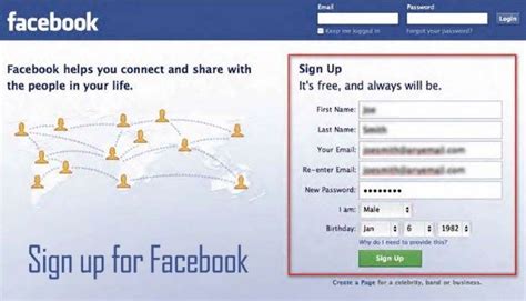 Facebook Login Sign Up New Account | How to use facebook, Signup ...