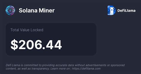 Solana Miner - DefiLlama