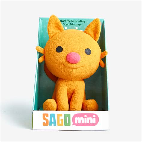 Jinja the cat 8” plush - Kids Learning Apps | Kids Toys & Toddler Apps | Sago Mini